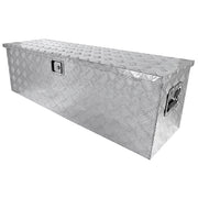 Universal 49" Heavy Duty Silver Alu Truck Tool Box w/ Side Handles Lock & Keys