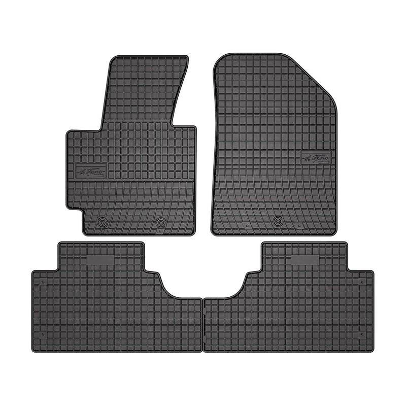 2014-2019 Kia Soul Floor Mats Liners Full Set All Weather Rubber Black