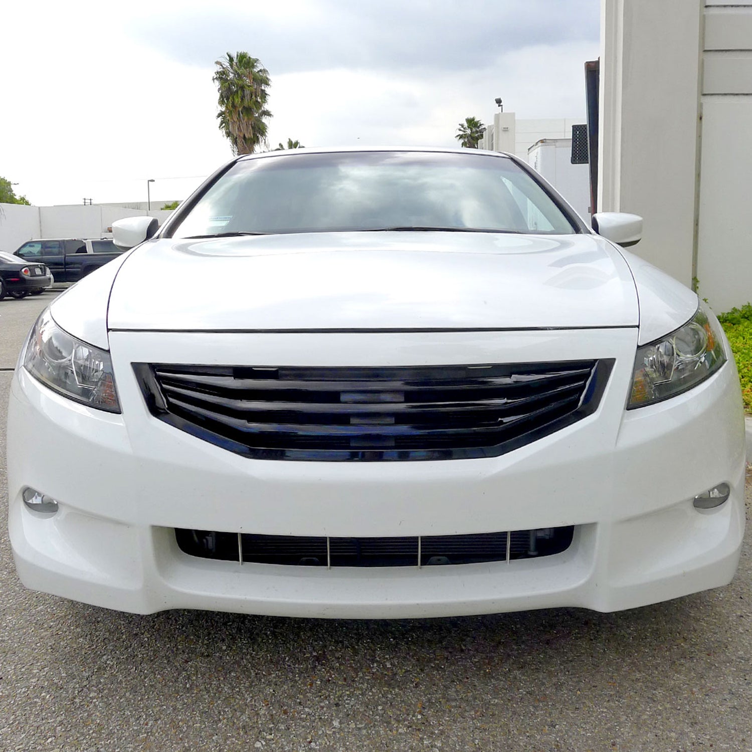 2008-2010 Honda Accord Coupe Black ABS Mu Style Grille