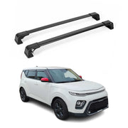 2020-2022 Kia Soul Roof Rack Cross Bars Black