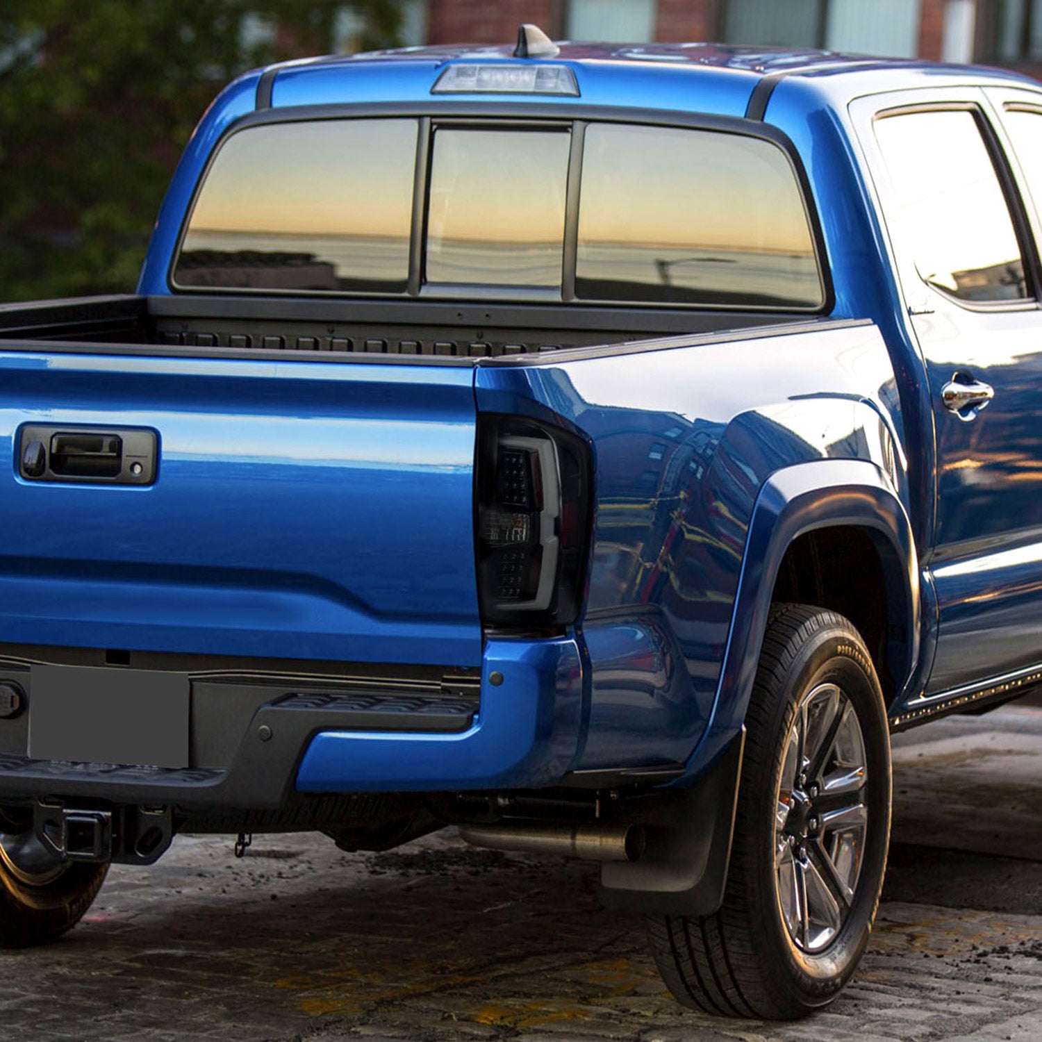 2016-2022 Toyota Tacoma LED Bar Tail Lights Glossy Black Housing/Smoke Lens