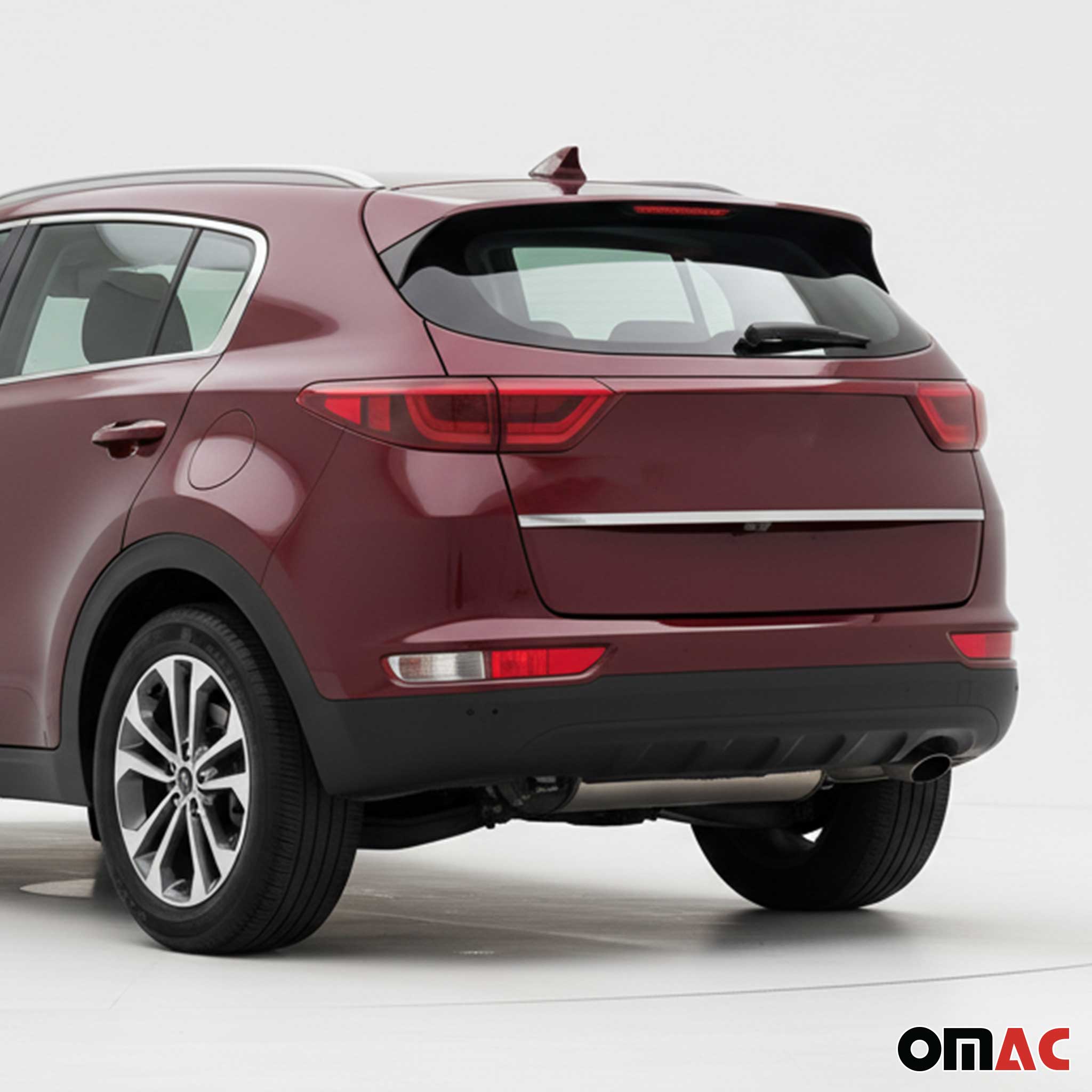 2017-2019 Kia Sportage Rear Trunk Lid Molding Trim Stainless Steel Silver 1Pc