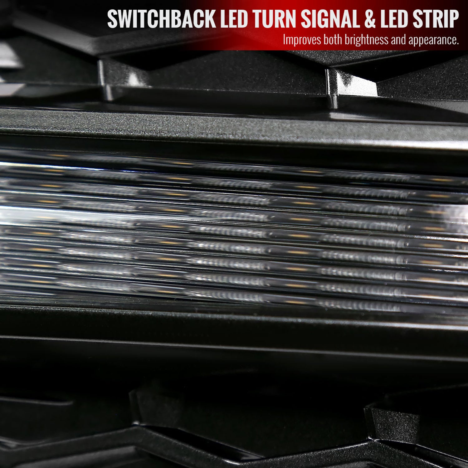 2020-2022 Toyota Corolla Sedan Switchback LED Signal Fog Light Glossy Black