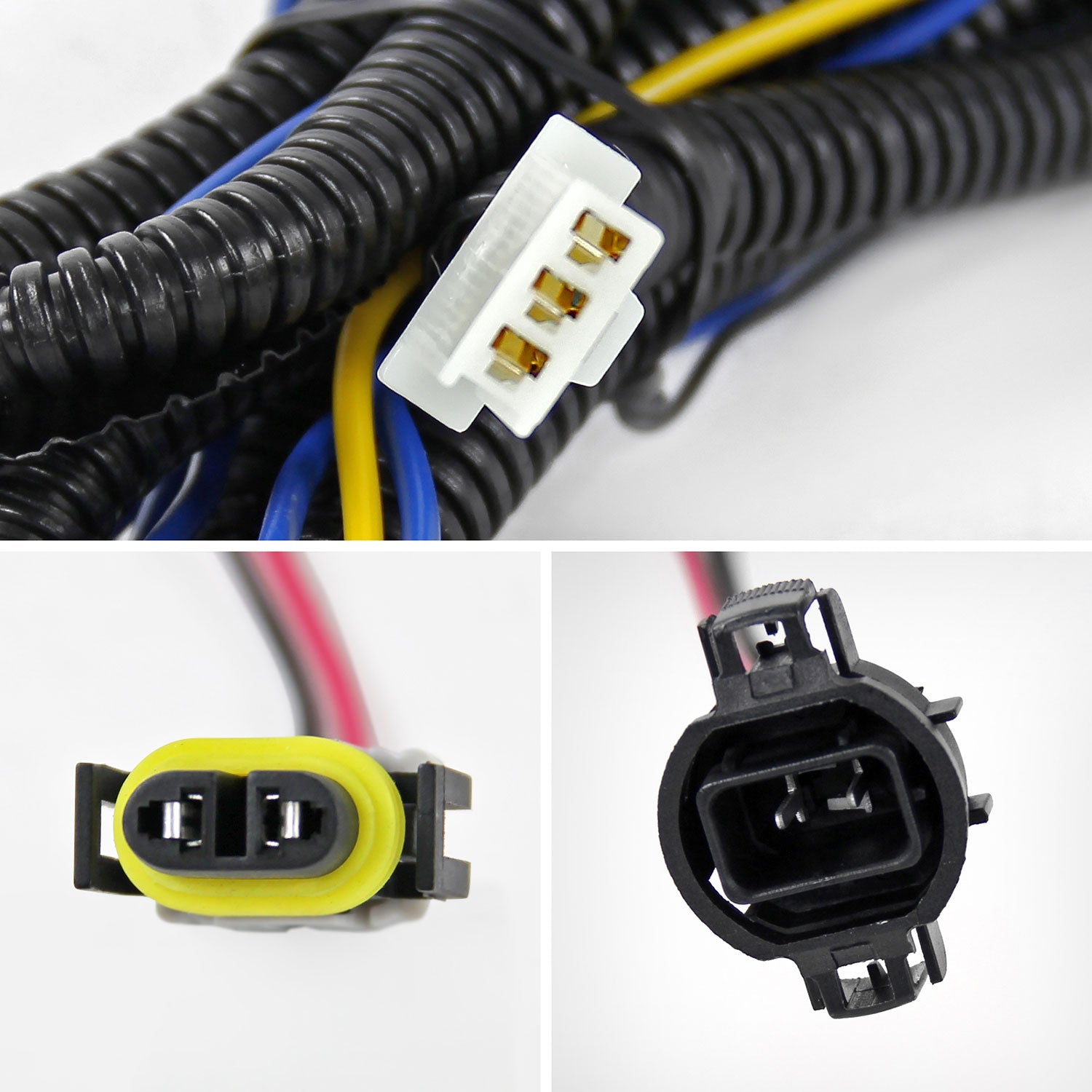 2007-2014 GMC Sierra 1500 2500HD/3500HD H8 Fog Lights Kit Chrome/Smoke Lens