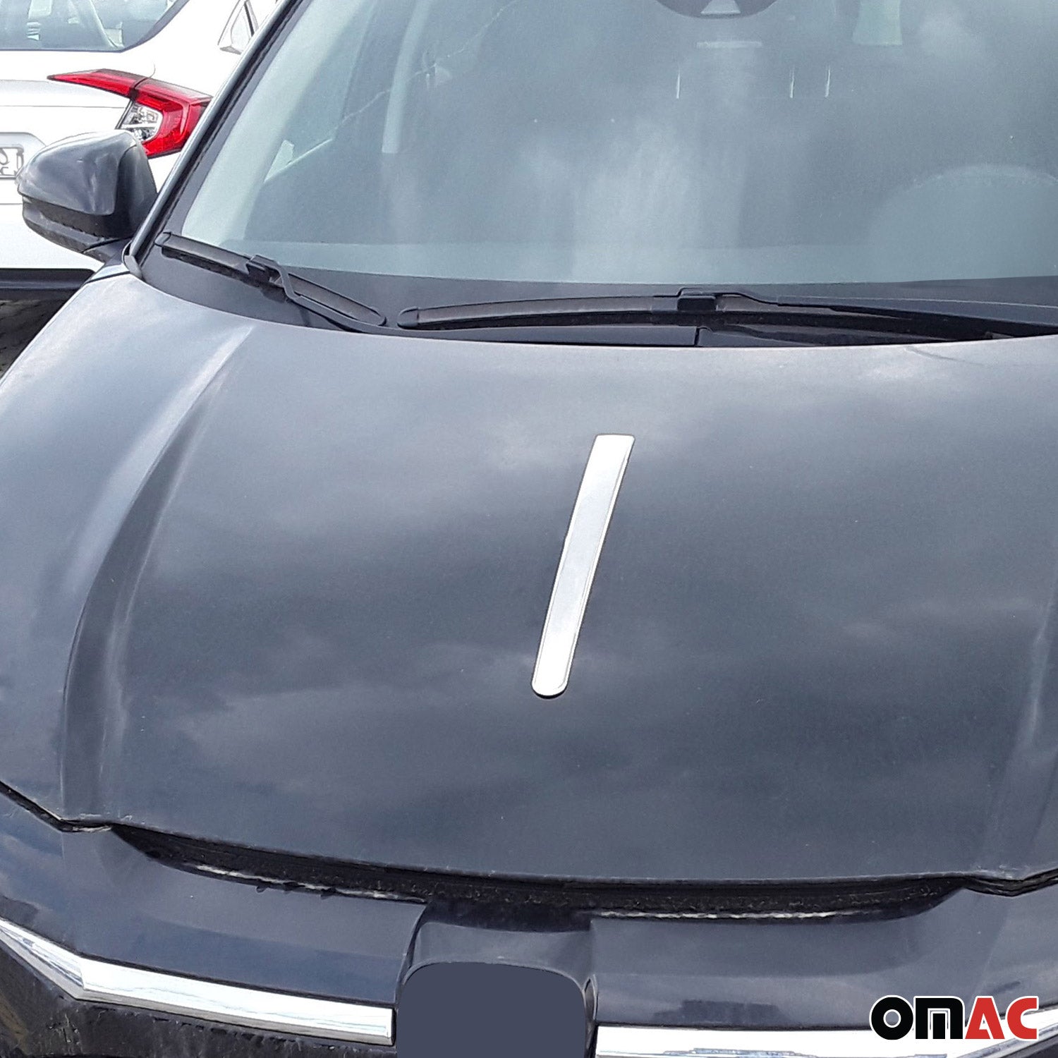 2009-2011 Dodge Journey Front Hood Bonnet Strip Styling Trim Stainless Steel Silver