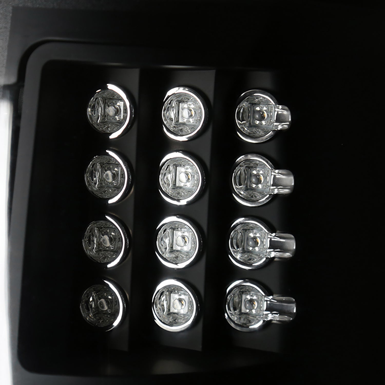 2009-2014 Ford F-150 LED Tail Lights Matte Black Housing/Clear Lens