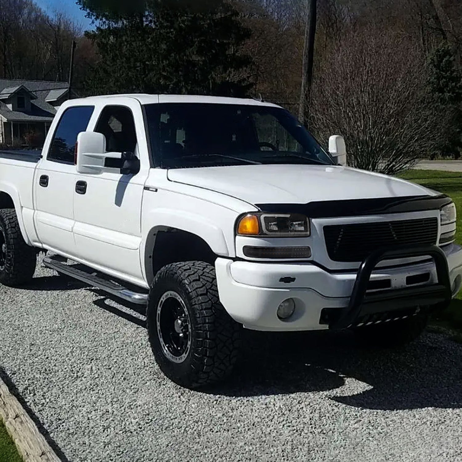 1999-2007 GMC Sierra/Yukon/ XL Bumper Lights Turn Signal Lights Matt Black