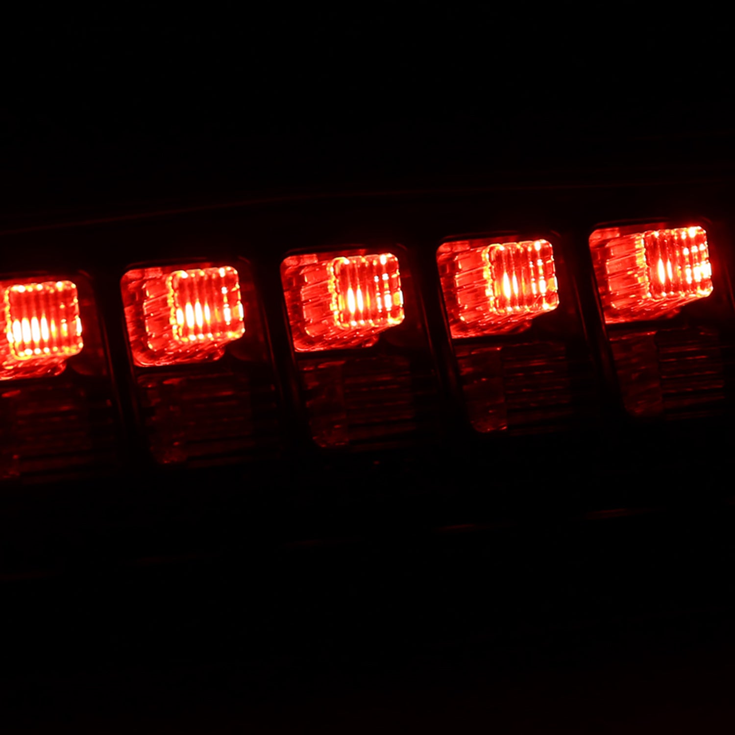 1993-2016 Ford F-250/350/450/550/Ranger LED 3rd Brake Tail Light Black/Smoke