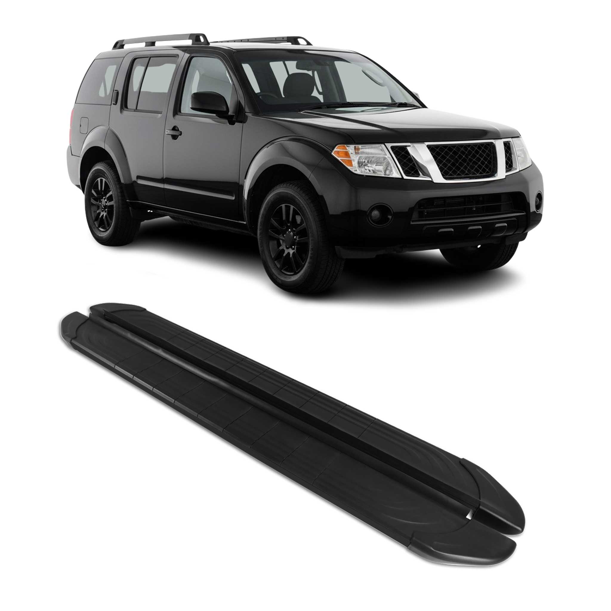 2005-2012 Nissan Pathfinder Running Boards Side Steps Black