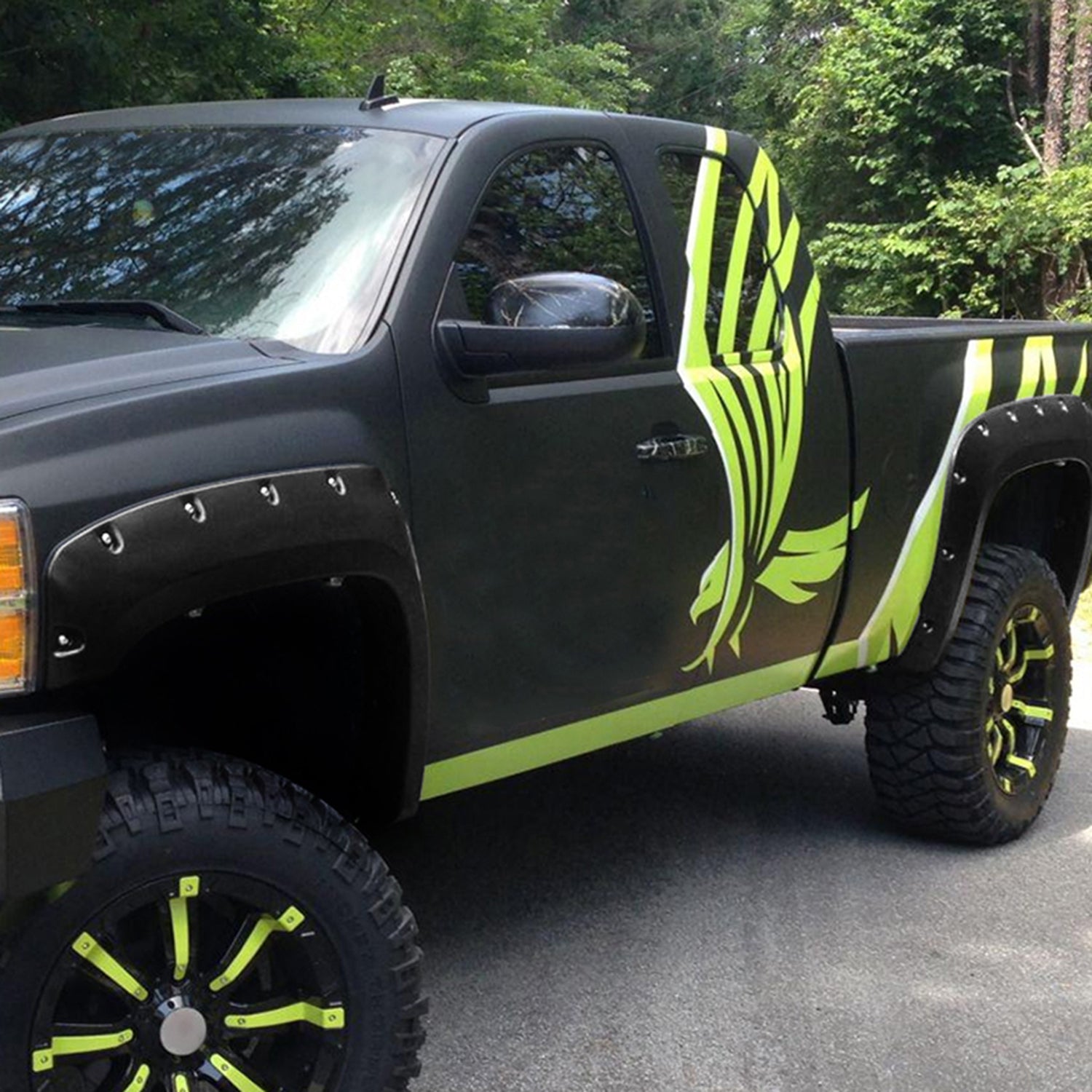 2007-2013 Chevy Silverado 1500/2500HD/3500HD Rivet Style Fender Flares