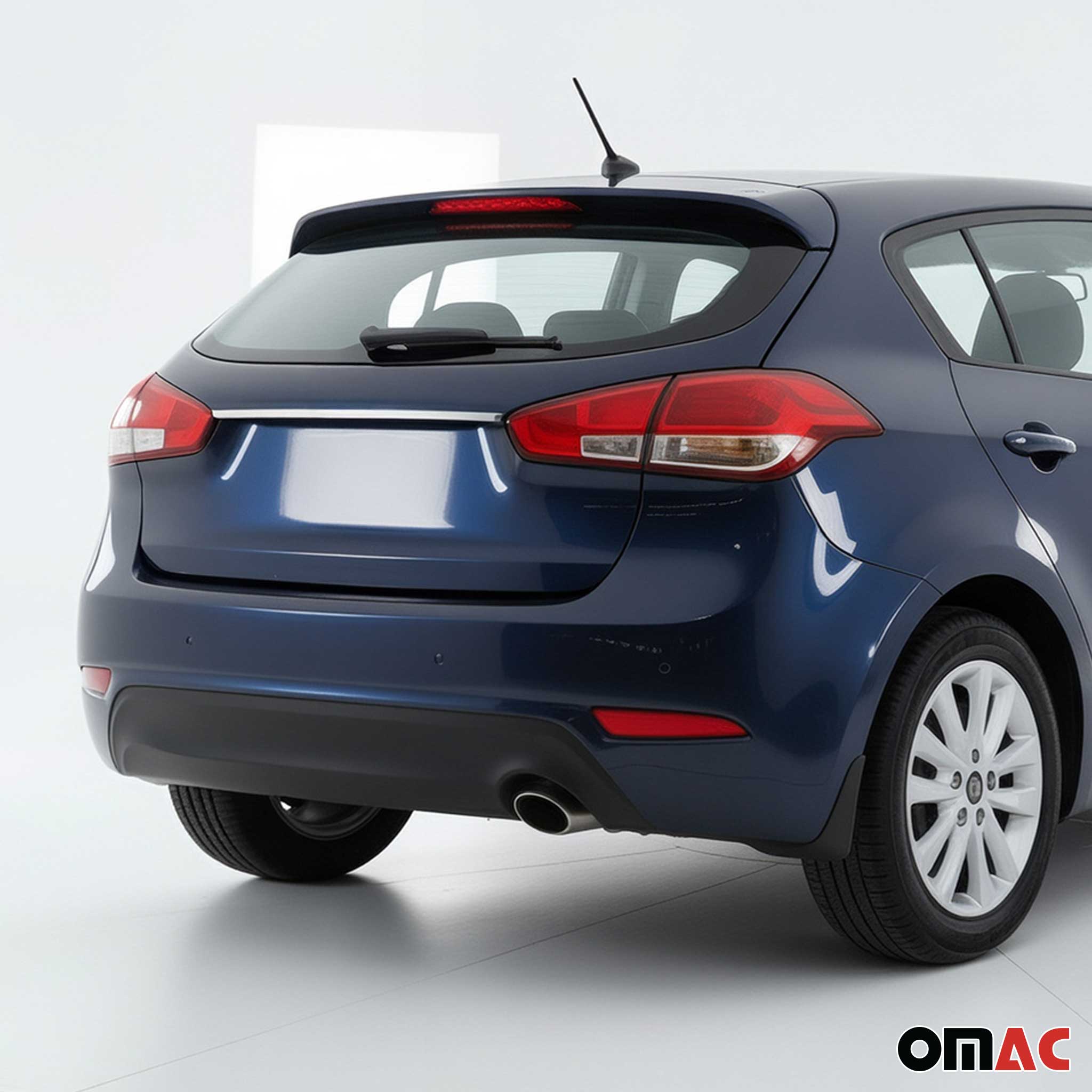 2014-2018 Kia Forte Rear Trunk Tailgate Door Handle Cover Stainless Steel Silver 1Pc