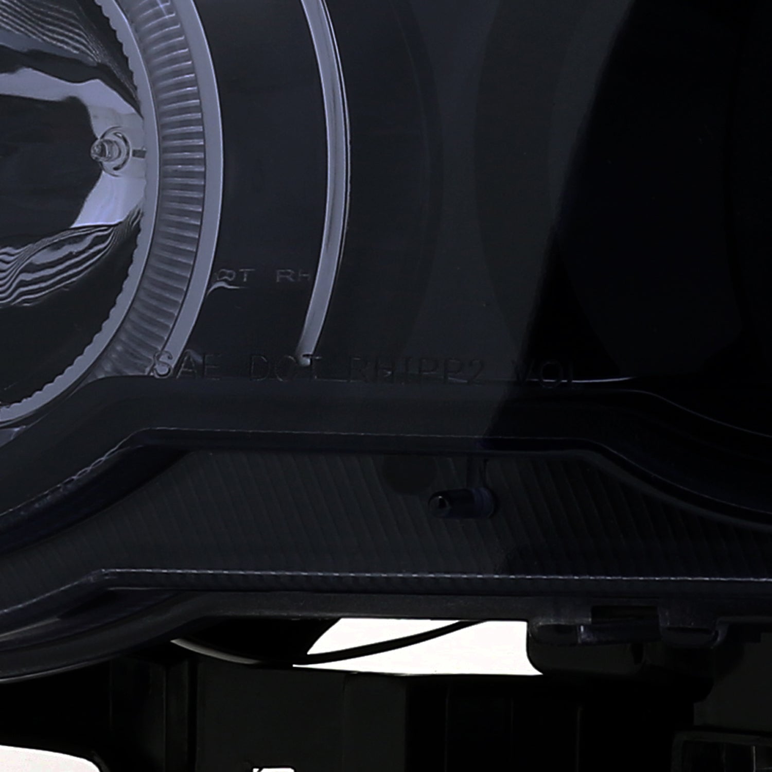 2001-2003 BMW E53 X5 Dual Halo Projector Headlights Glossy Black/Smoke Lens