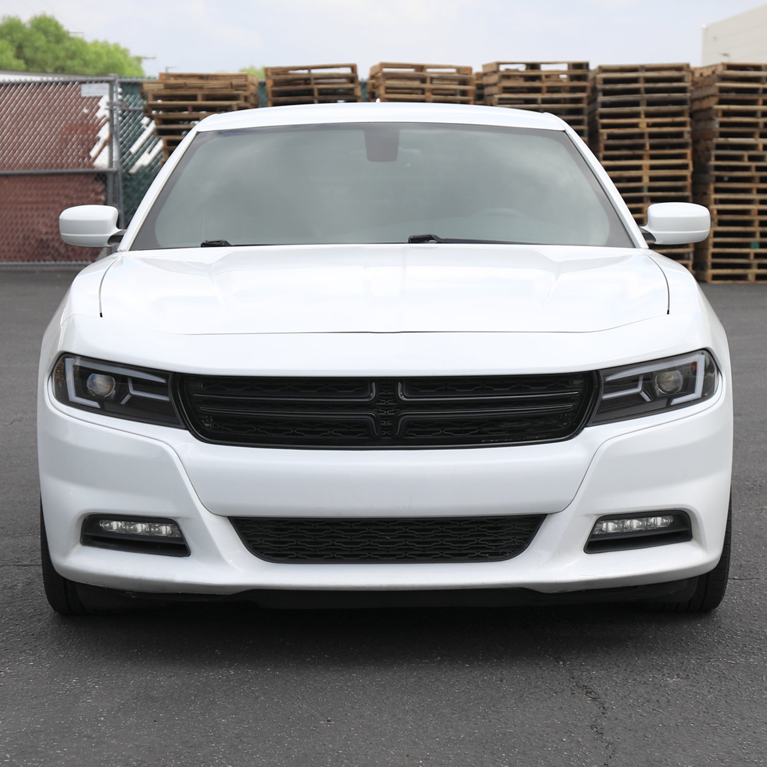 2015-2023 Dodge Charger LED Projector Headlights LED Turn Signal Black