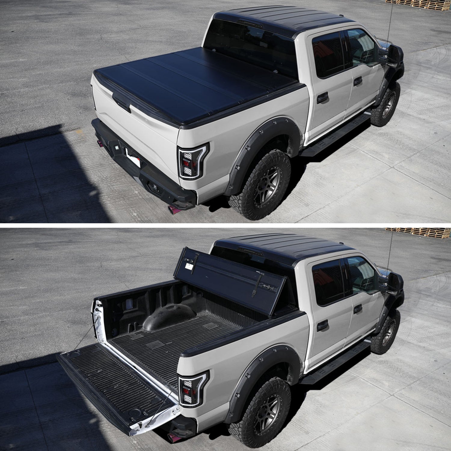 2016-2021 Nissan Titan / Titan XD 5.5' Bed Hard Quad-Fold Tonneau Cover