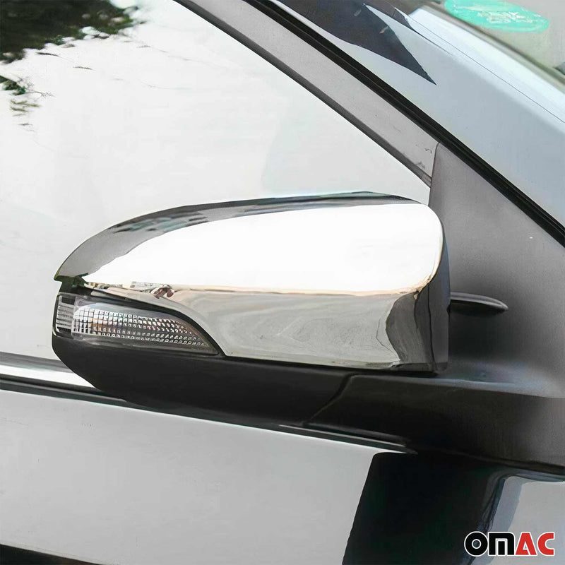 2014-2019 Toyota Corolla Side Mirror Cover Caps Chrome Silver 2 Pcs