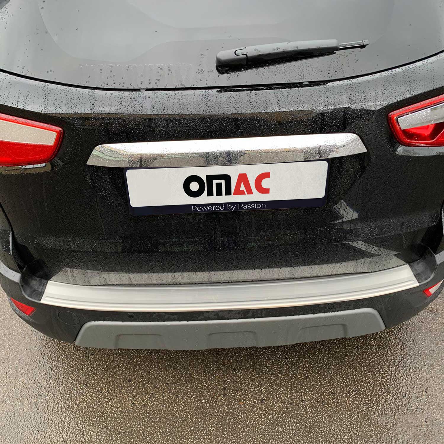 2018-2022 Ford EcoSport Rear Bumper Guard Stainless Steel Brushed