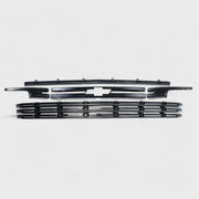 2021-2024 Chevrolet Suburban / Tahoe Grille Overlay Gloss Black 5Pcs ABS Plastic