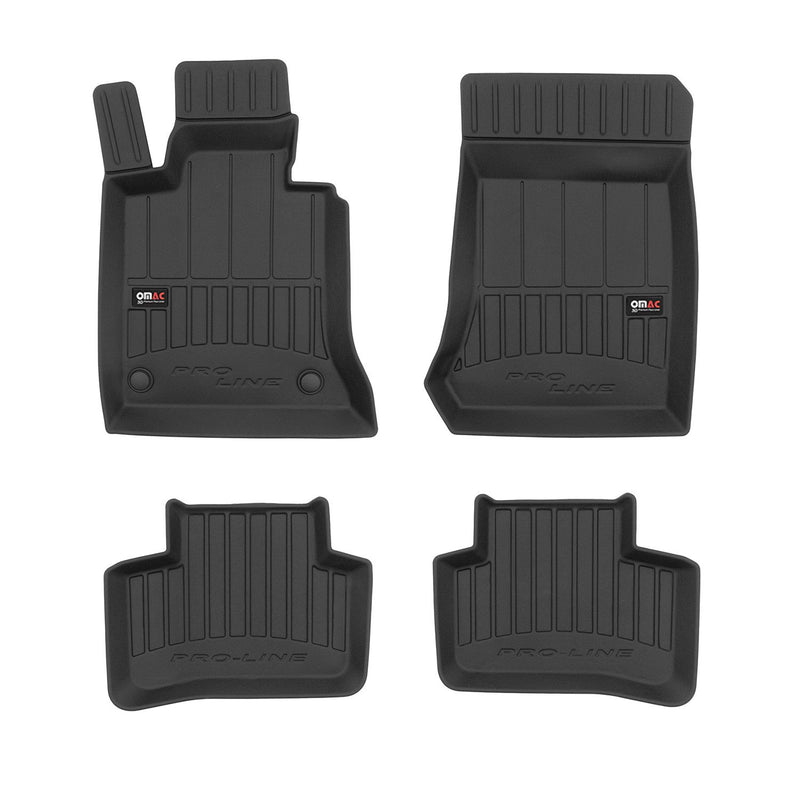 2009-2015 Mercedes GLK Class X204 Premium Floor Mats Liners Full Set All Weather Heavy Duty Black