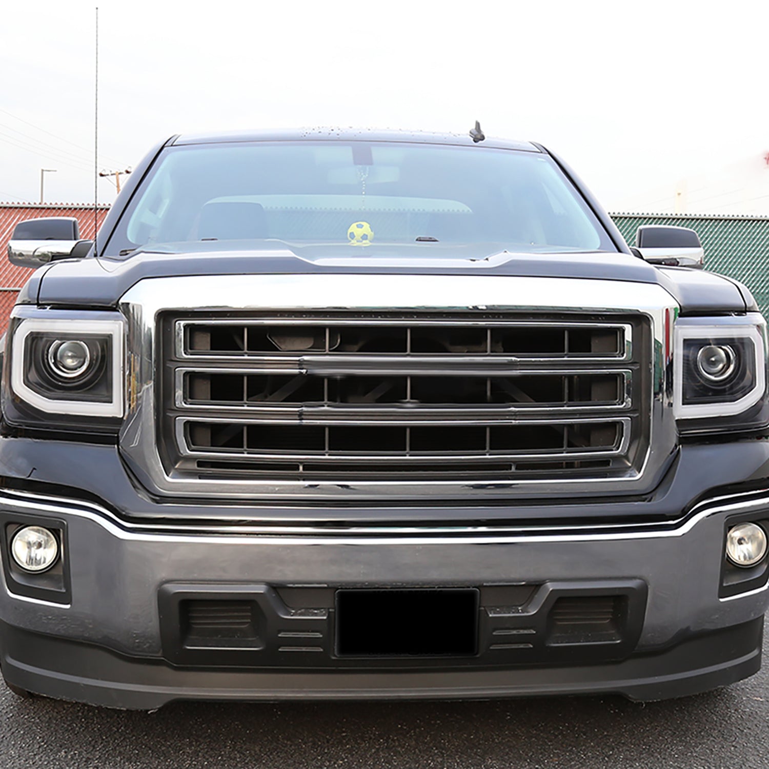 2014-2019 GMC Sierra 1500/2500HD/3500HD LED Bar Headlights LED Signal Chrome