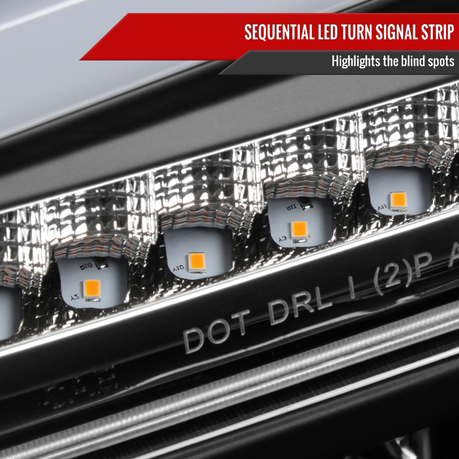 2004-2012 Chevy Colorado/ Canyon/ISUZU I-Series Factory Headlights LED Black