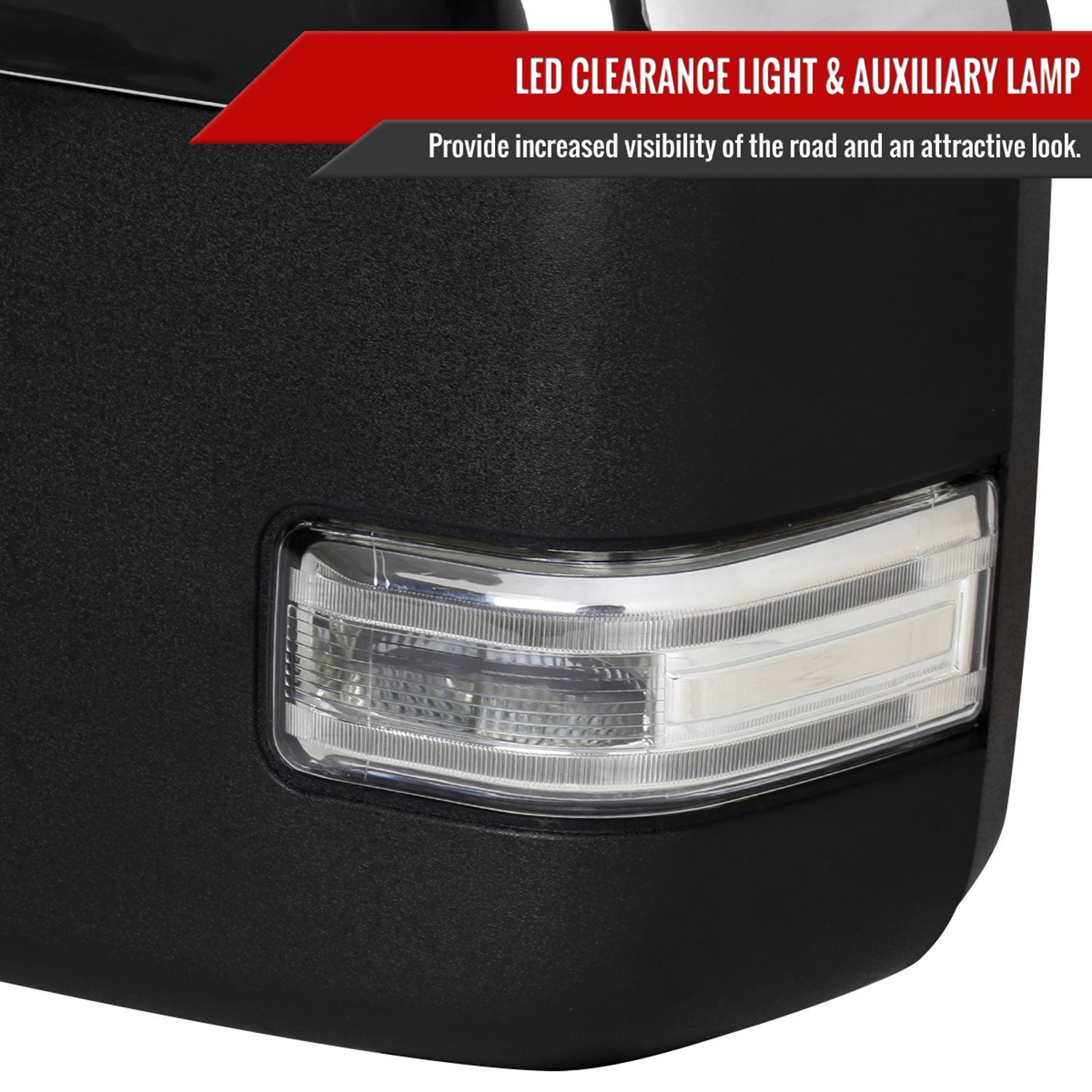 2017-2019 Ford F-250/350/450/550 Heated BSM ATS & Manual Towing Mirrors