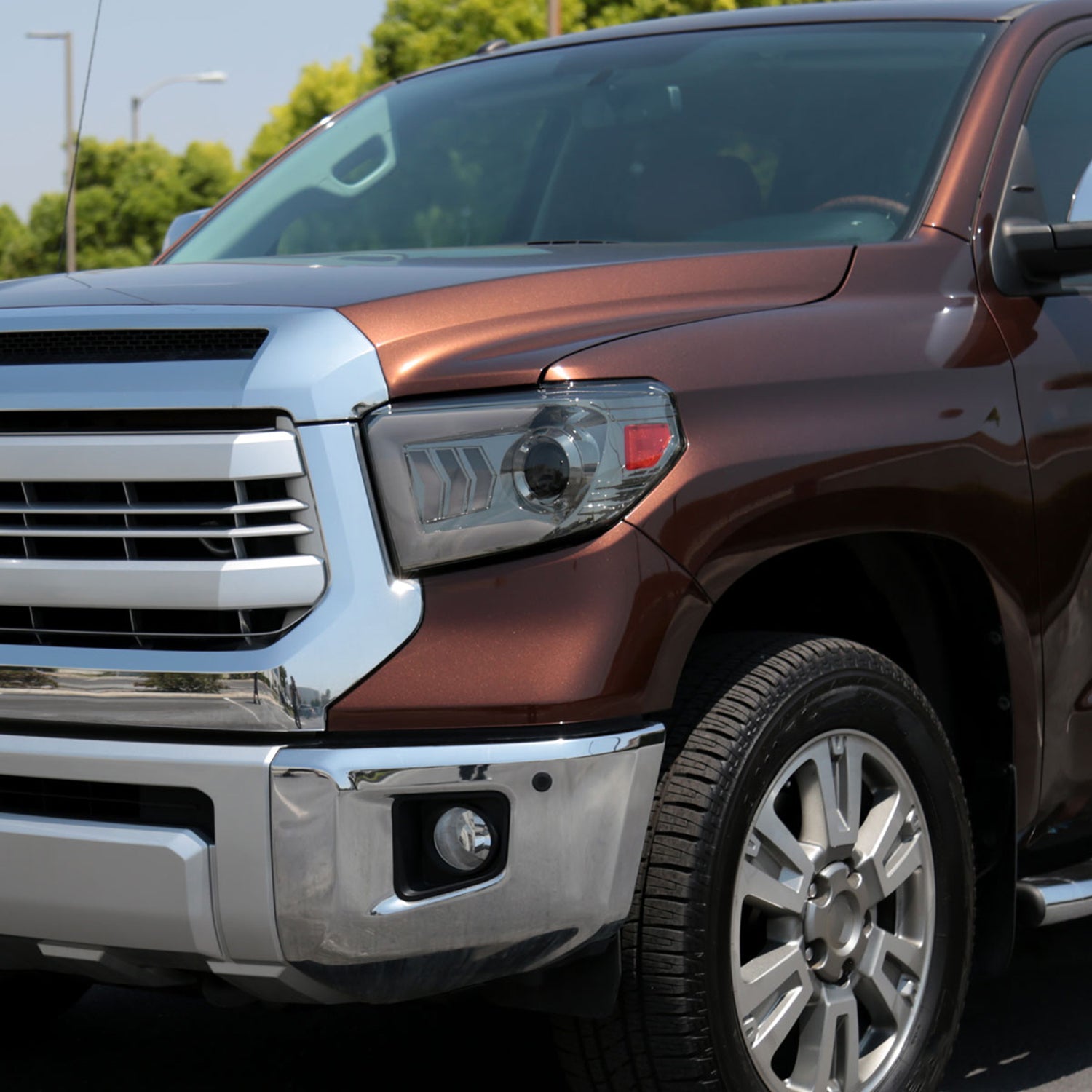 2014-2021 Toyota Tundra LED CBar Projector Headlights Arrow Signals Smoke