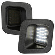 2003-2018 Dodge RAM 1500 2500 3500 Rear LED License Plate Lights Black/Smoke