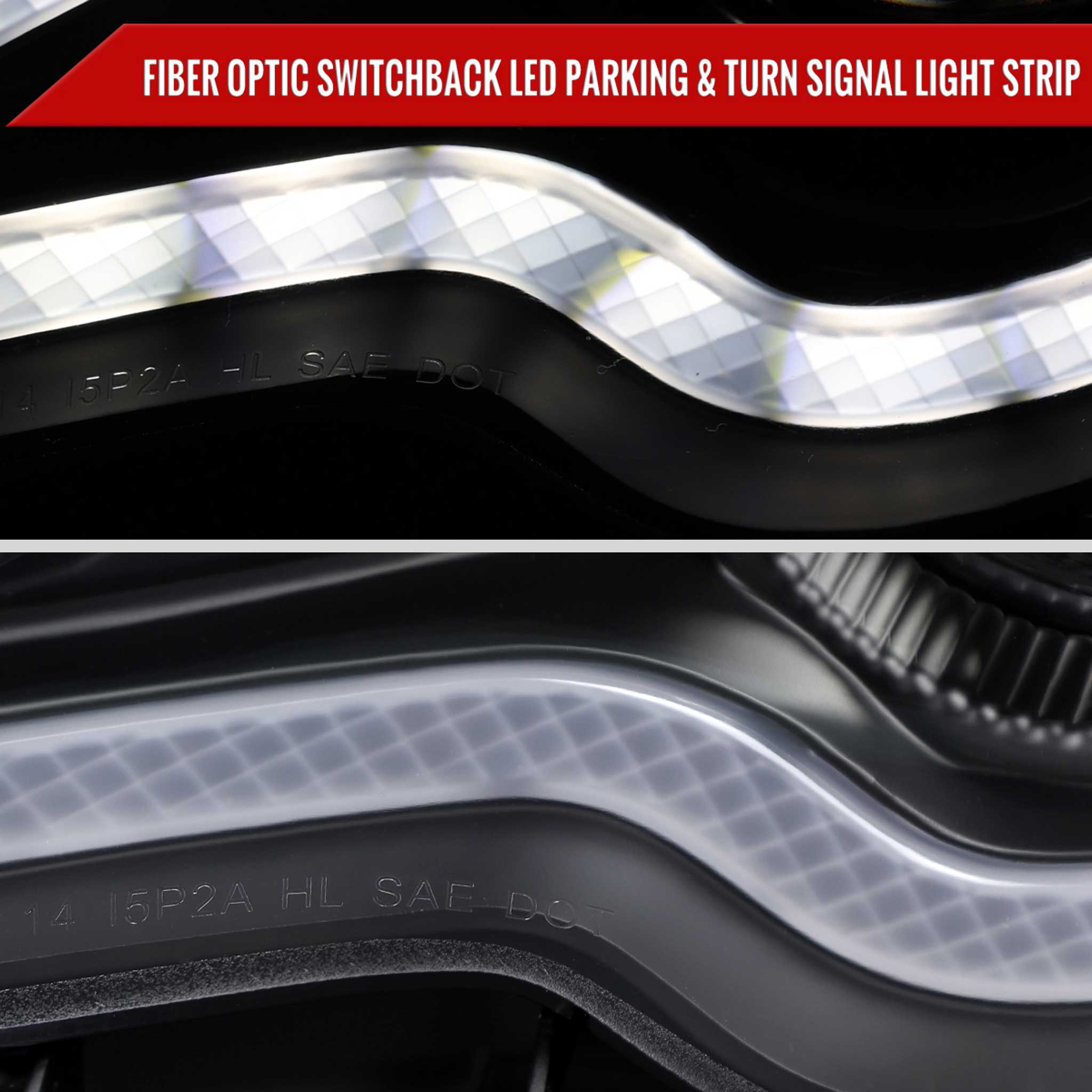 For Lexus IS250 IS350 2014-2016 Full LED Project healight Matte Black Housing Clear lens