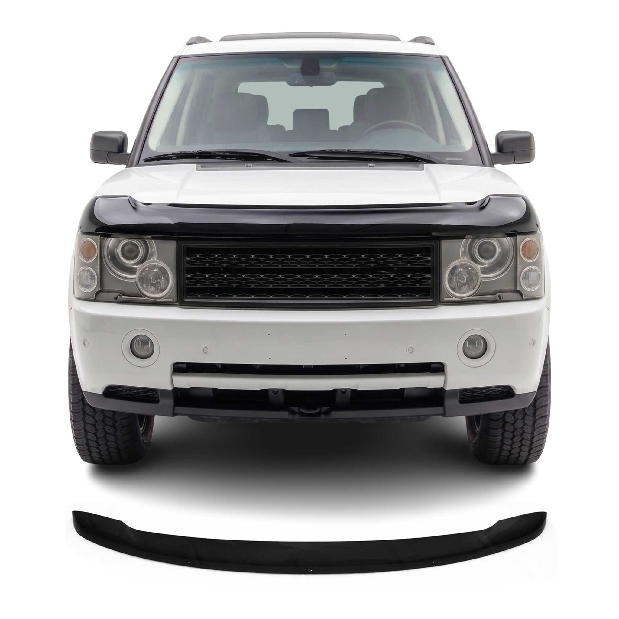 2003-2012 Land Rover Range Rover Front Bug Shield Hood Deflector 1 Pc Smoke