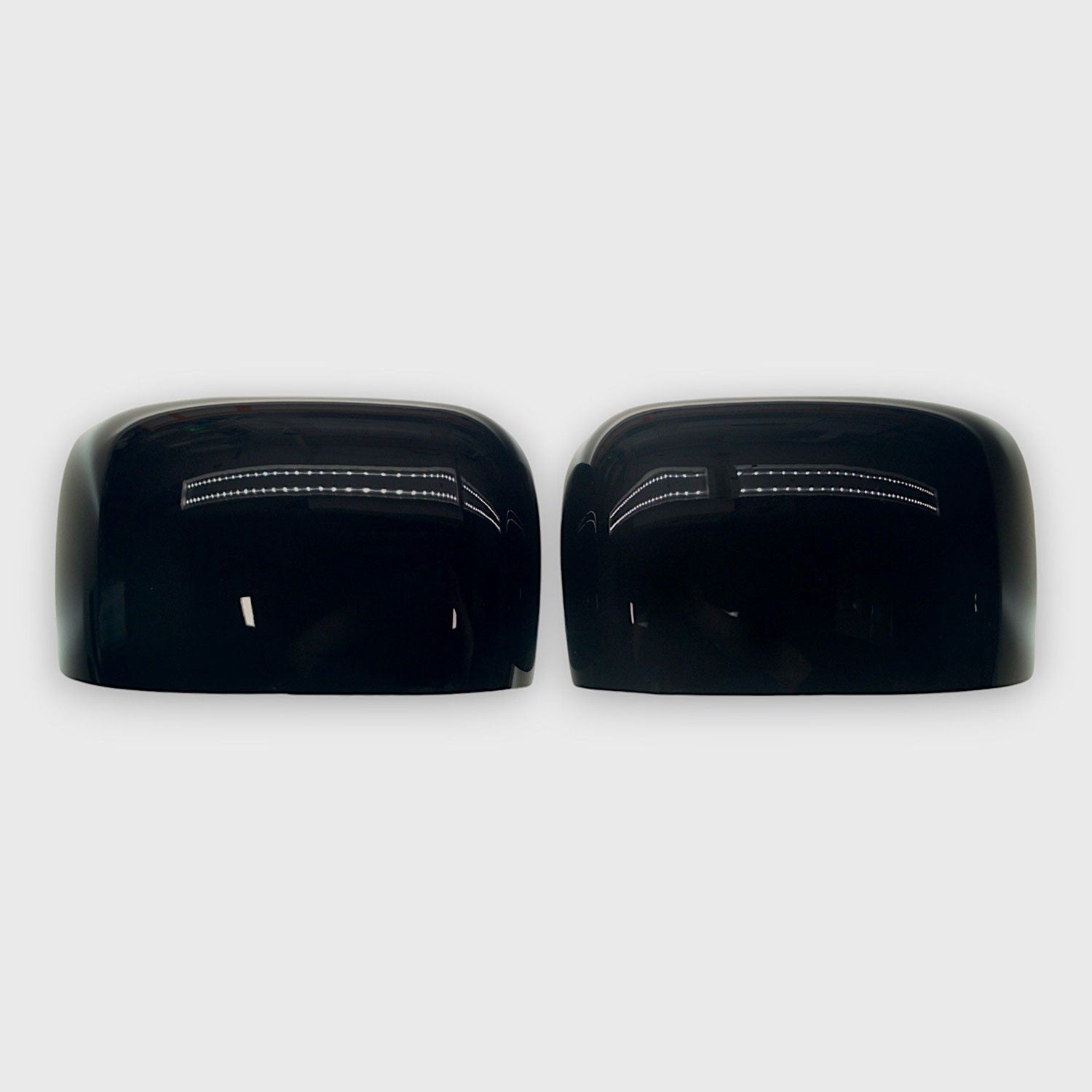 2015-2024 Jeep Renegade Mirror Cover Caps Gloss Black 2Pcs ABS Plastic