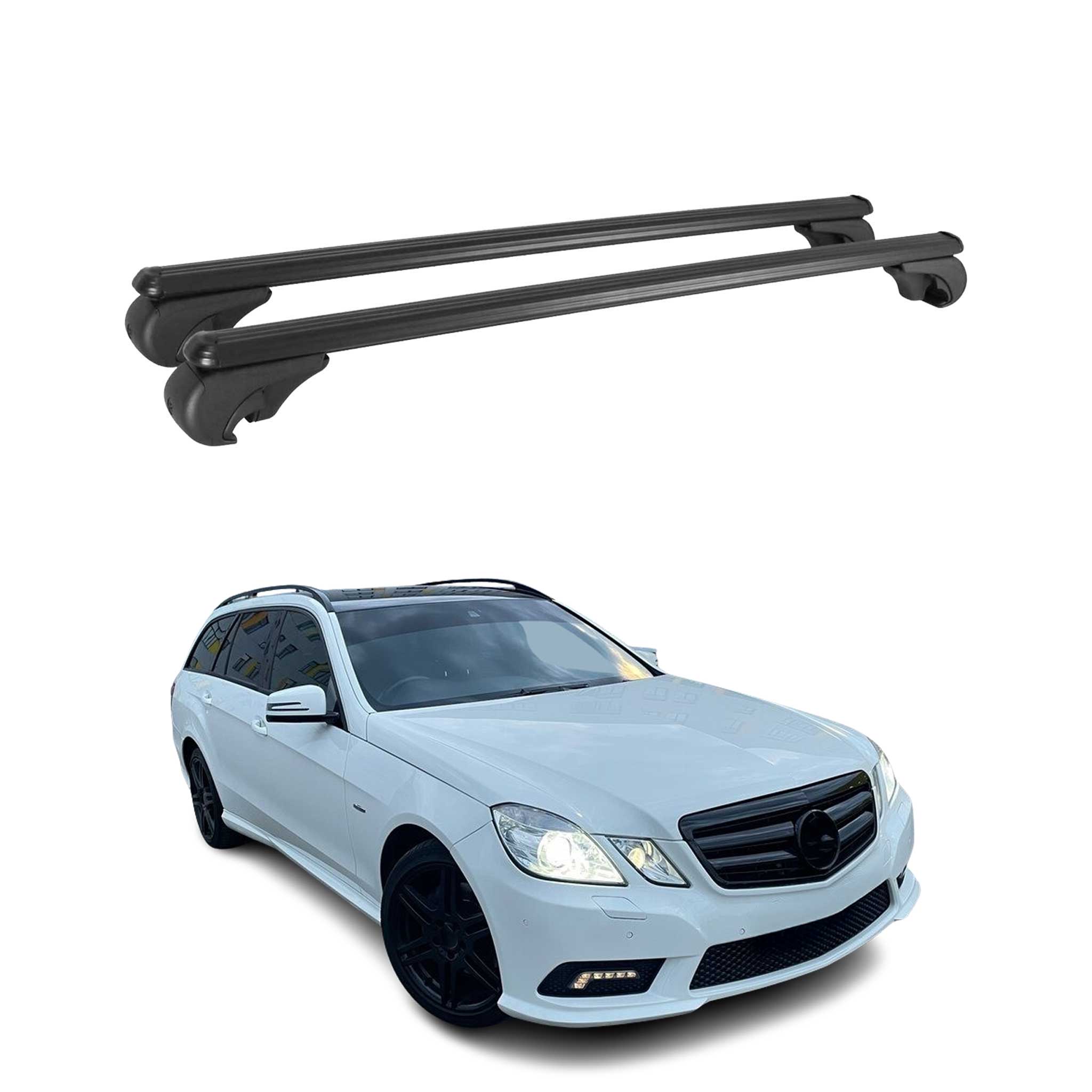 2011-2016 Mercedes E Class S212 Wagon Roof Rack Cross Bars Black