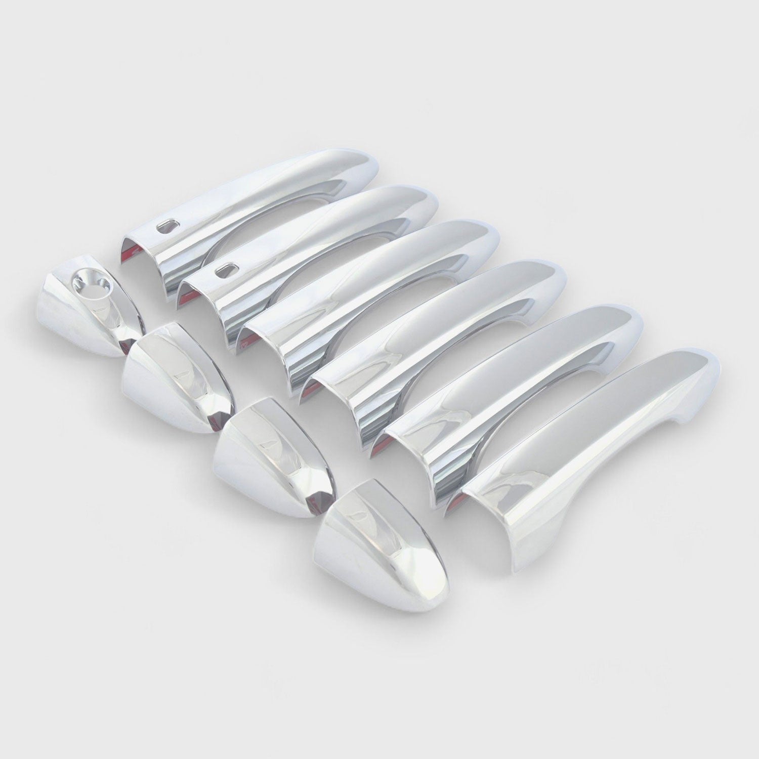 2017-2025 Jeep Compass Door Handle Cover Chrome 10Pcs ABS Plastic