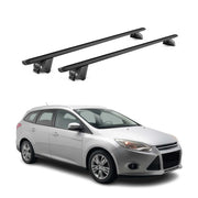 2012-2018 Ford Focus Wagon Roof Rack Cross Bars Black