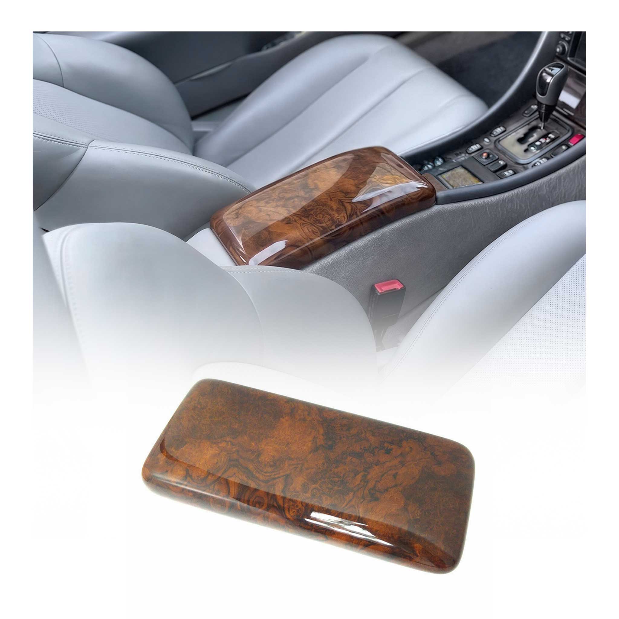 1997-2002 Mercedes CLK Class C208 Armrest Box Lid Cover Wood Walnut