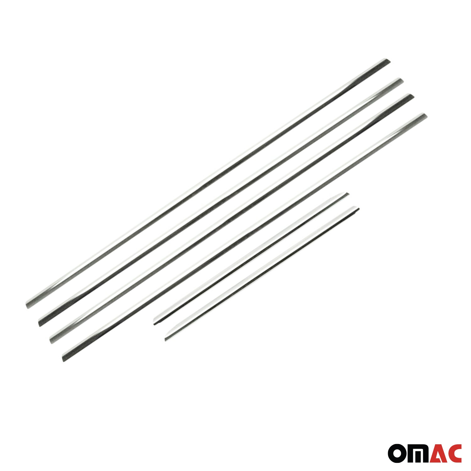 2003-2009 Toyota Land Cruiser Prado Window Molding Trim Streamer Stainless Steel 6x