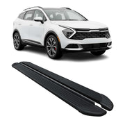 2023-2026 Kia Sportage Running Boards Side Steps Black
