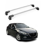 2014-2018 Mazda 3 Roof Rack Cross Bars Silver
