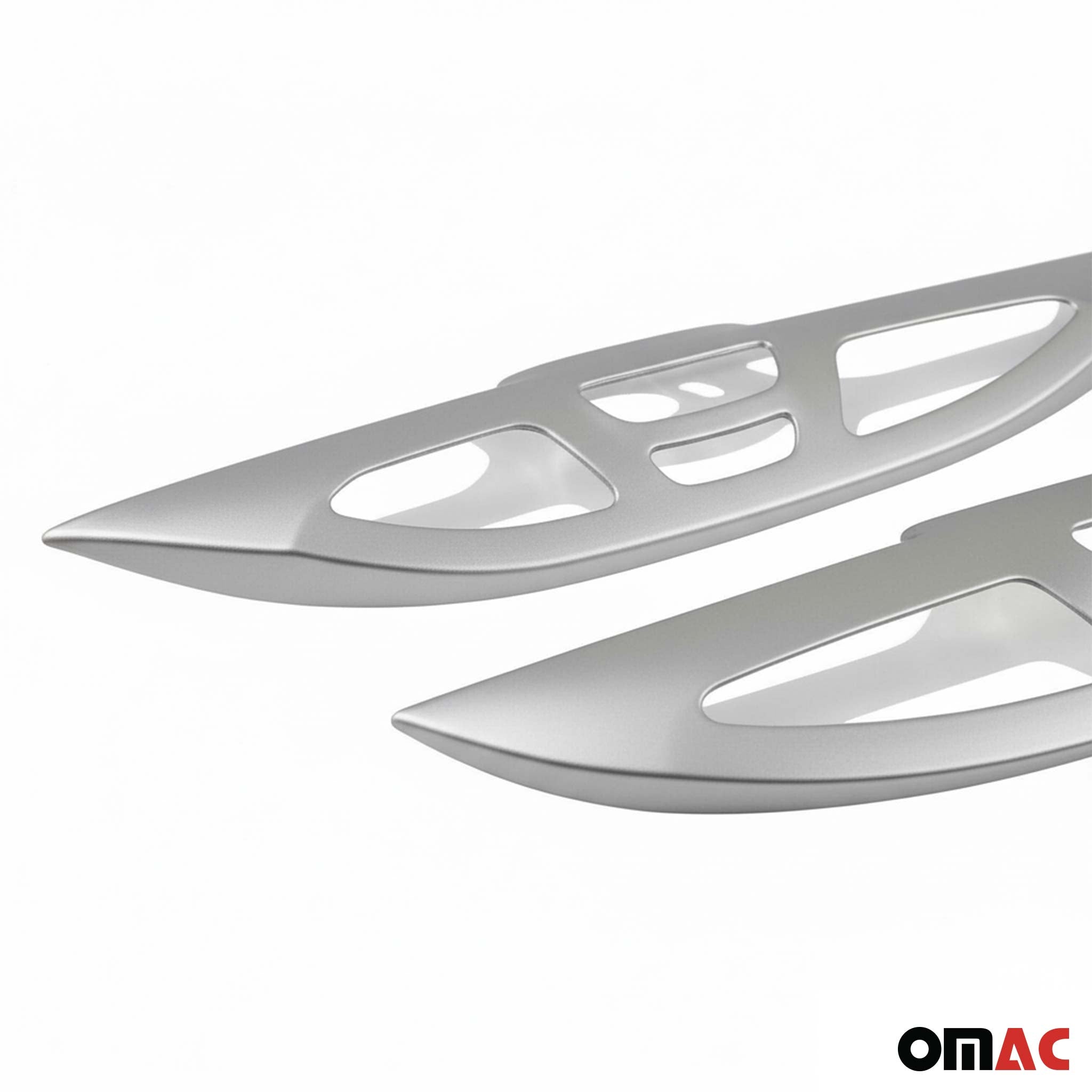 2014-2019 RAM ProMaster City Trunk Tail Light Trim Frame Chrome Silver 2Pcs