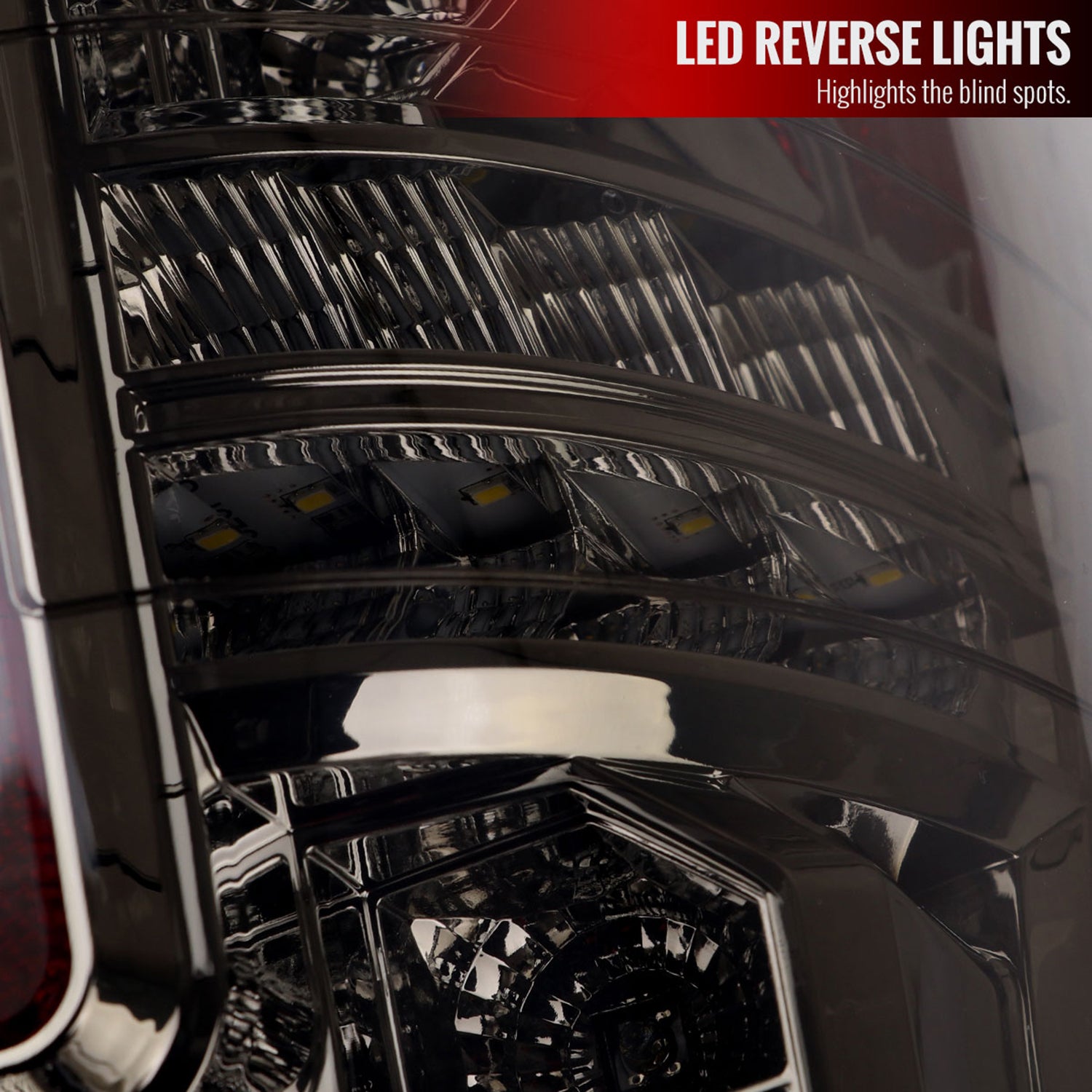 2017-2019 Ford F-250/350/450/550 Super Duty LED Bar Tail Lights Chrome/Smoke