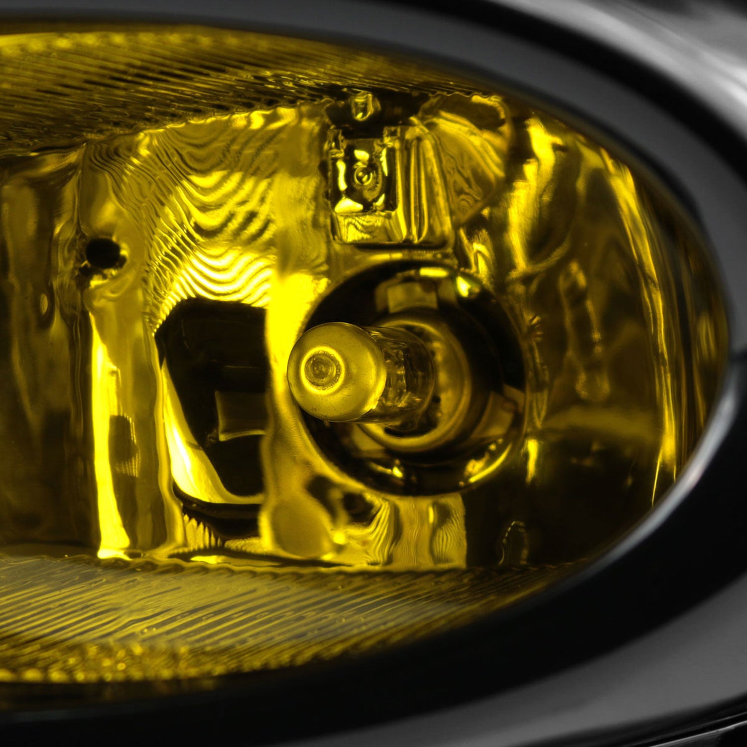 2013-2015 Honda Civic Sedan H11 Fog Lights Kit Chrome Housing/Yellow Lens