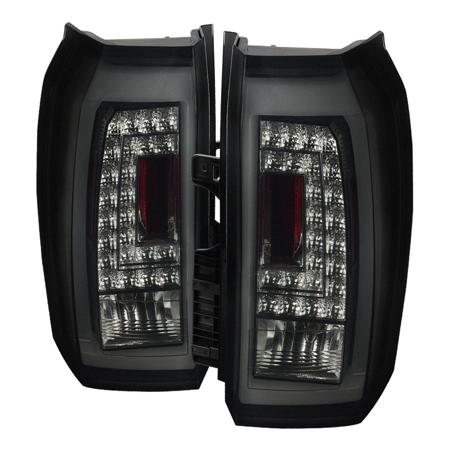 2015-2020 GMC Yukon/Yukon XL Denali SLE/SLT LED Tail Lights Glossy Black/Smoke