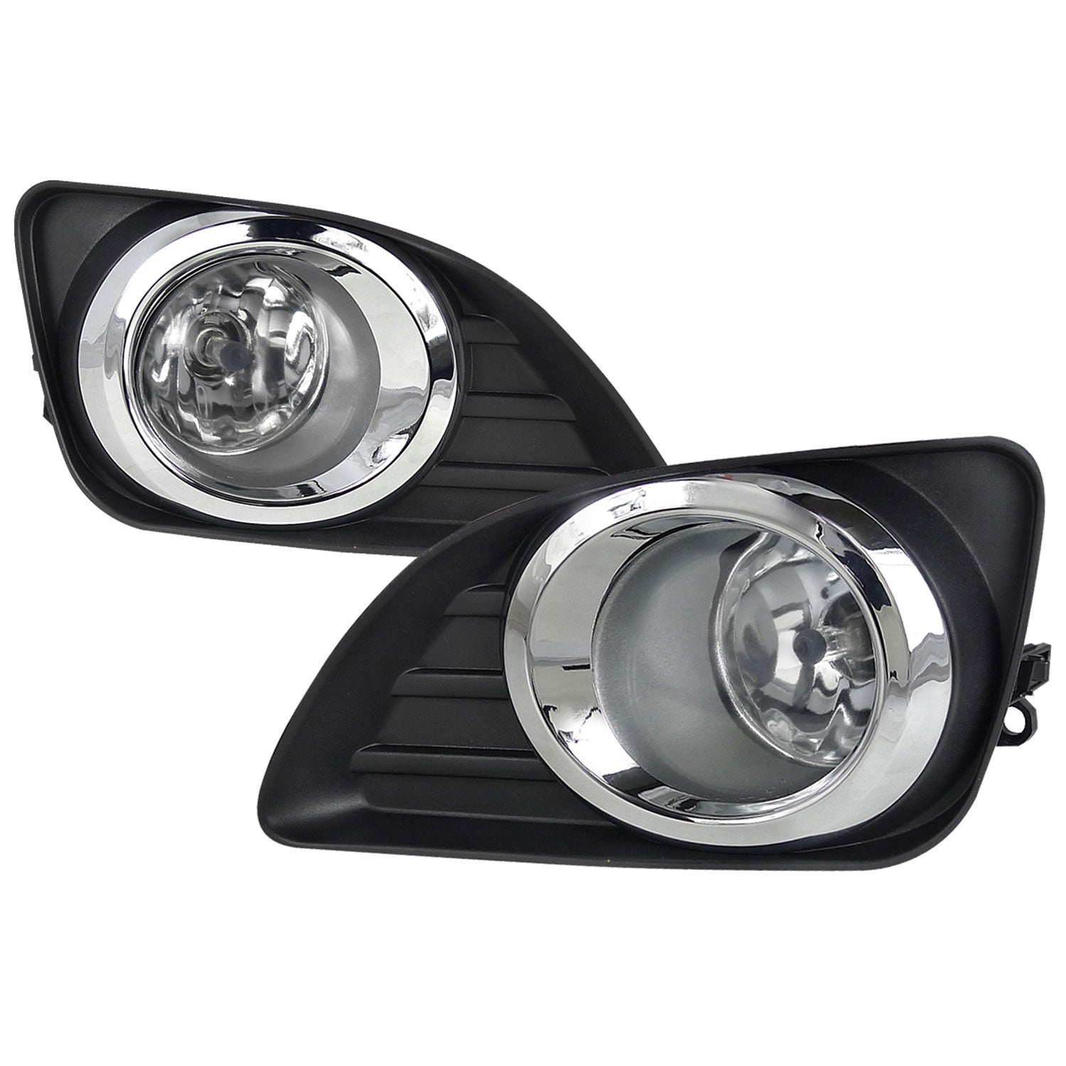 2010-2011 Toyota Camry LE/XLE/Base H11 Fog Lights Kit Chrome/Clear Lens