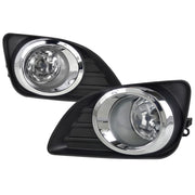 2010-2011 Toyota Camry LE/XLE/Base H11 Fog Lights Kit Chrome/Clear Lens