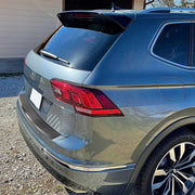 2018-2024 VW Tiguan Rear Bumper Guard Stainless Steel Dark Brushed