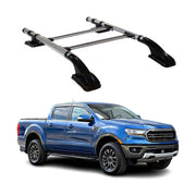2019-2023 Ford Ranger Double Cab Roof Rack Rails Side Rails Silver