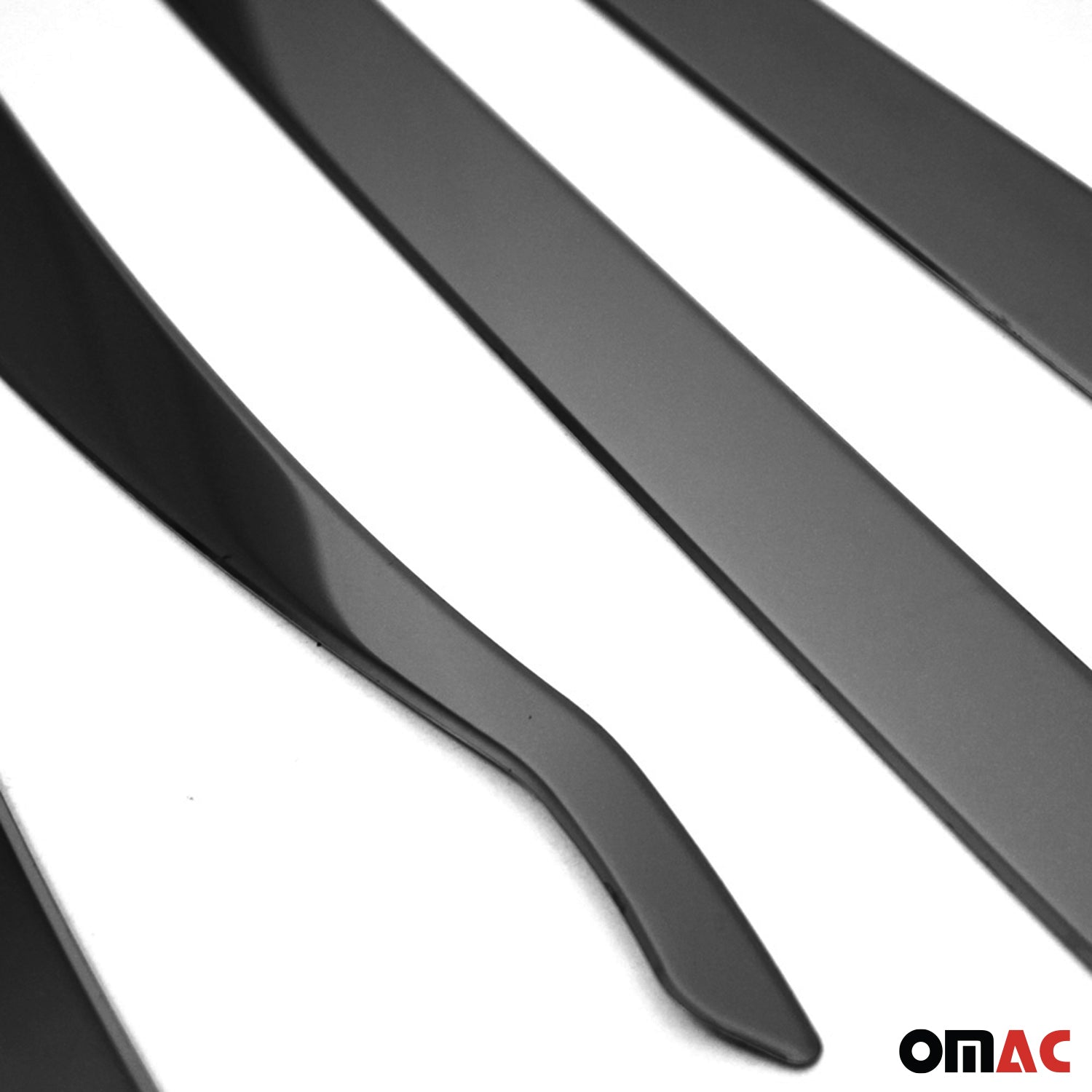 2019-2024 Jeep Renegade Side Door Molding Trim Skirt Garnish Steel Dark 4Pcs