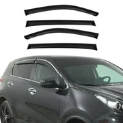 2010-2015 BMW X1 E84 Window Visor Vent Rain Deflector 4Pcs Smoke