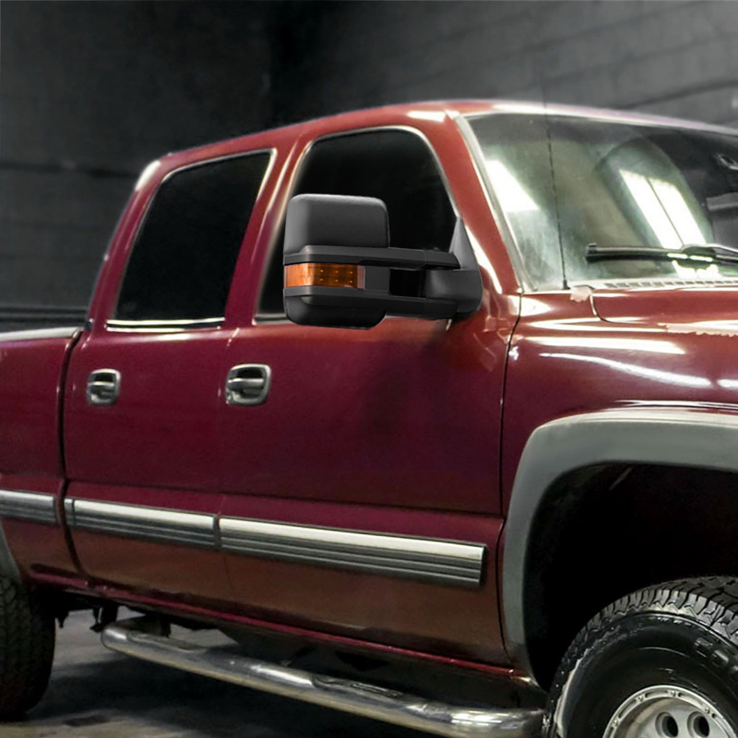 1999-2002 Chevy Silverado/Tahoe/Sierra/Yukon/XL Heated Towing Mirrors Amber