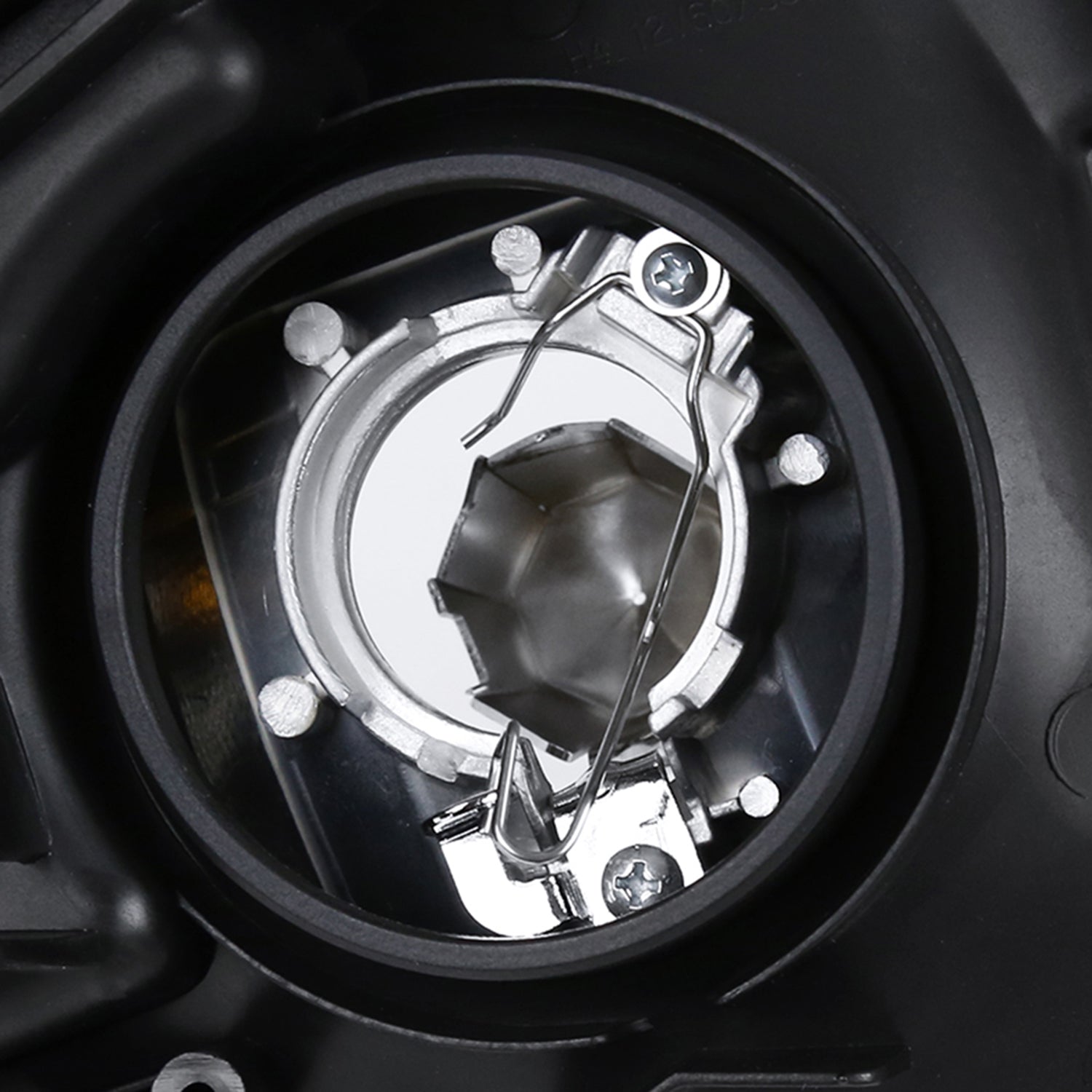 2016-2018 Honda HR-V Crystal Headlights w/ Amber Reflectors Glossy Black/Clear