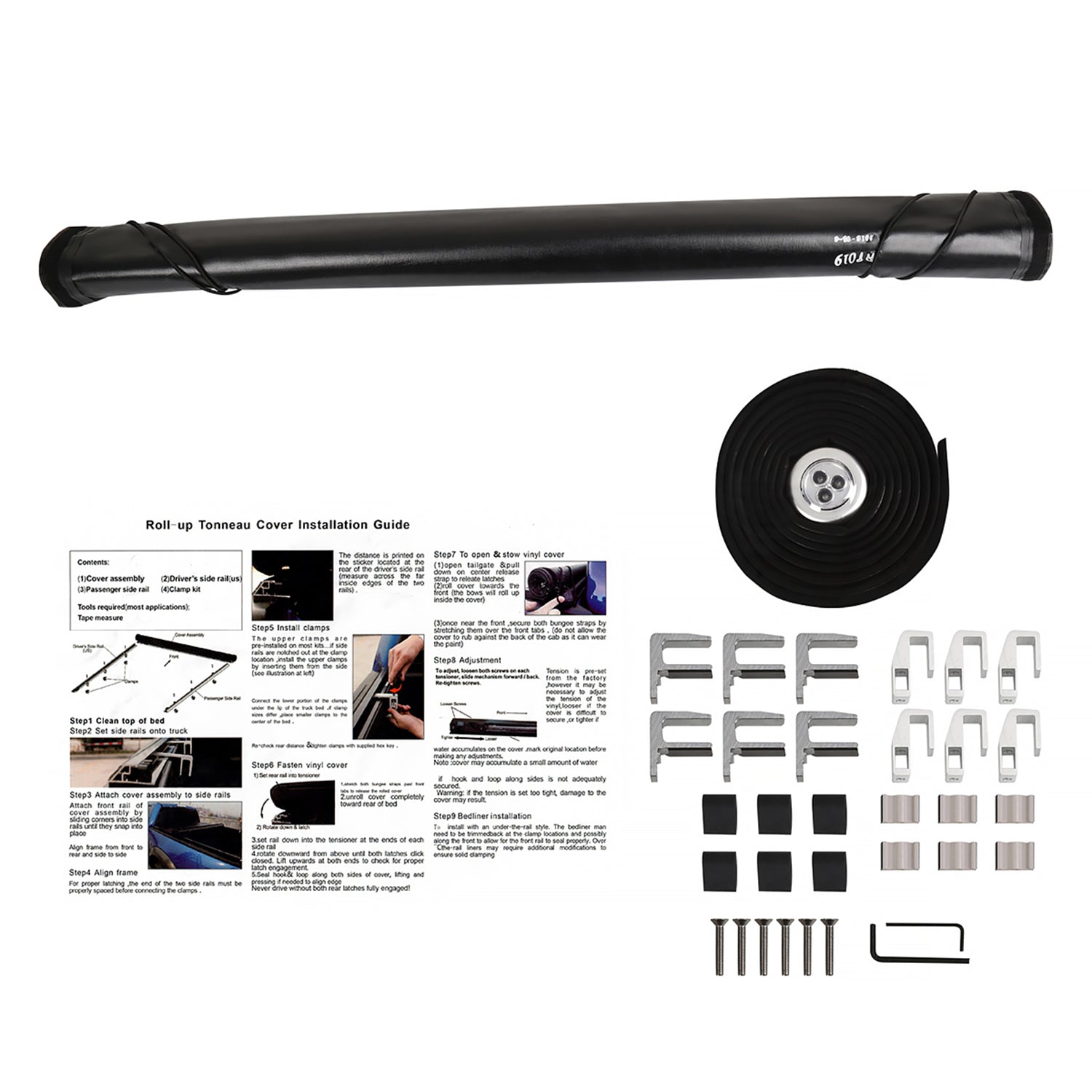 1993-2011 Ford Ranger 72" Short Bed Roll Up Vinyl Tonneau Cover